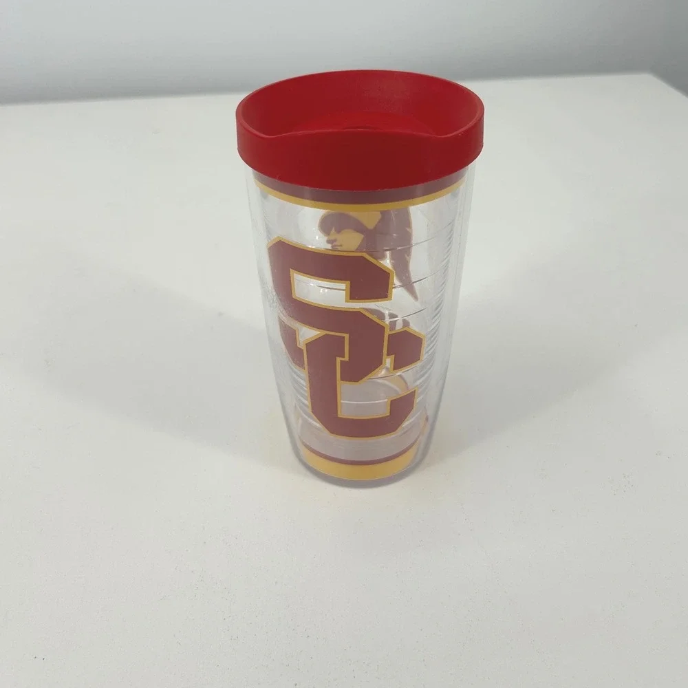 Tervis Tumbler USC Trojans Insulated Travel Cup with Lid 16oz Cardinal Gold